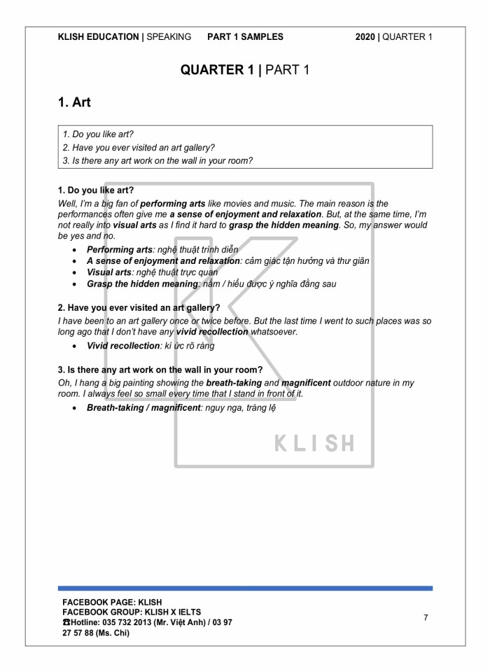 image for page Klish speaking past 1