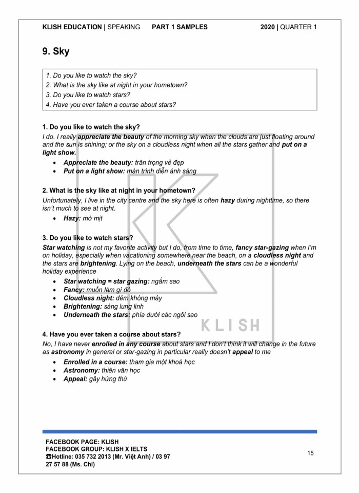 image for page Klish speaking past 1