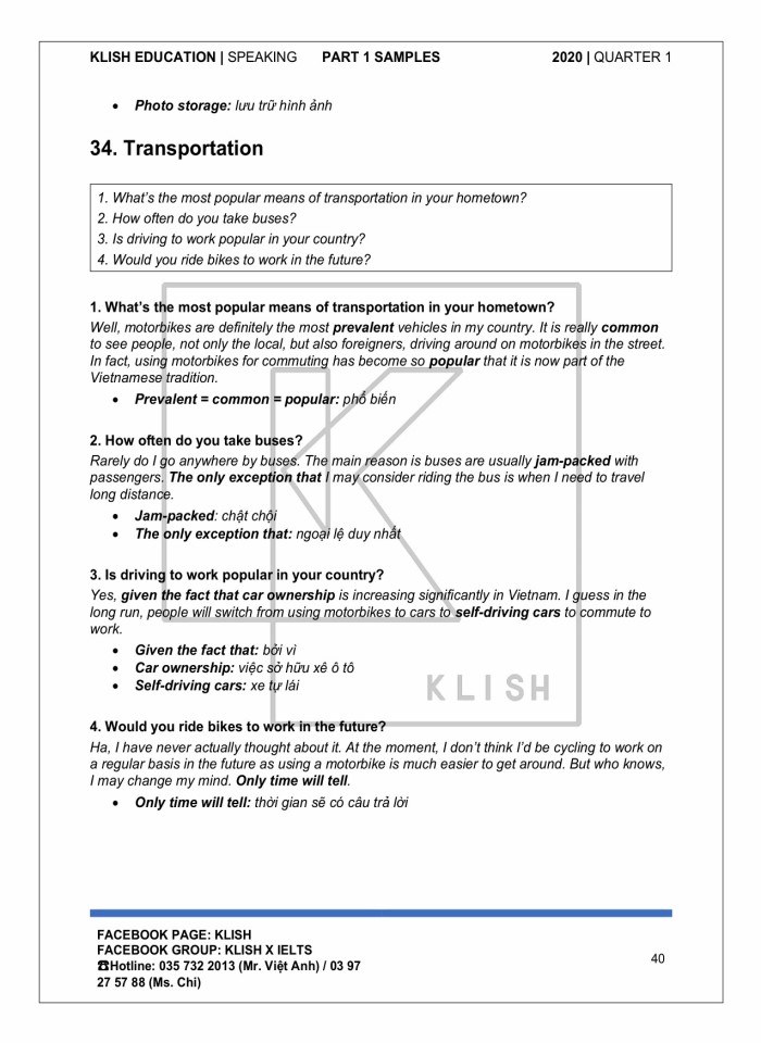 image for page Klish speaking past 1