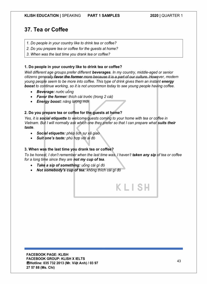 image for page Klish speaking past 1