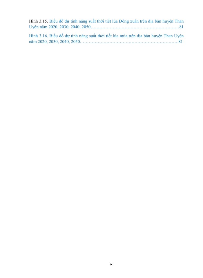 image for page Tác động của biến đổi khí hậu đến cây trồng chính tại huyện than uyên, tỉnh lai châu