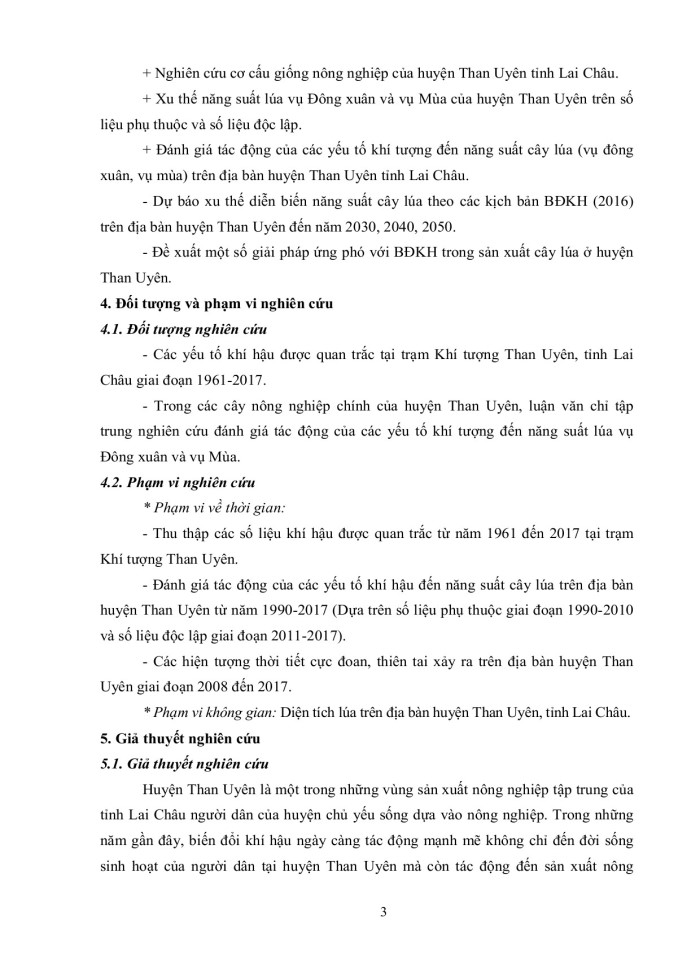 image for page Tác động của biến đổi khí hậu đến cây trồng chính tại huyện than uyên, tỉnh lai châu