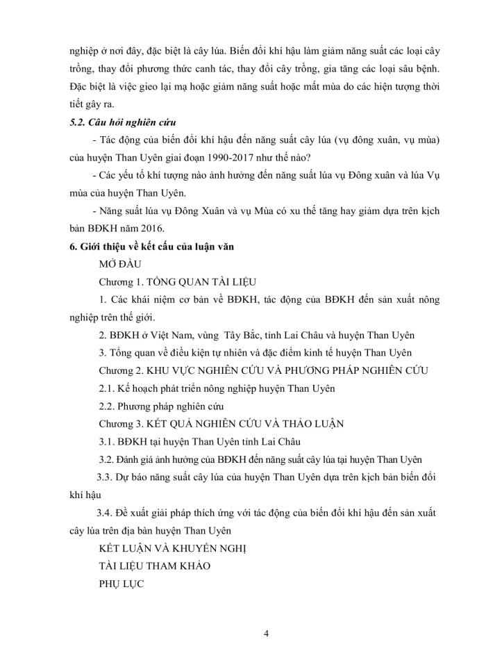 image for page Tác động của biến đổi khí hậu đến cây trồng chính tại huyện than uyên, tỉnh lai châu
