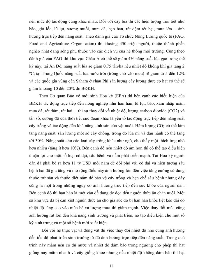 image for page Tác động của biến đổi khí hậu đến cây trồng chính tại huyện than uyên, tỉnh lai châu