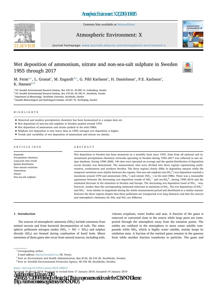 image for page Atmospheric Environment: X