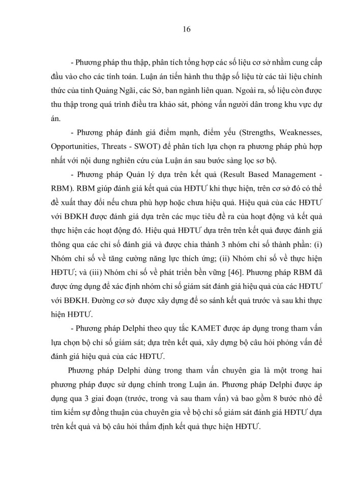 image for page Nghiên cứu cơ sở khoa học trong việc đánh giá các giải pháp thích ứng với biến đổi khí hậu – áp dụng cho tỉnh quảng ngãi