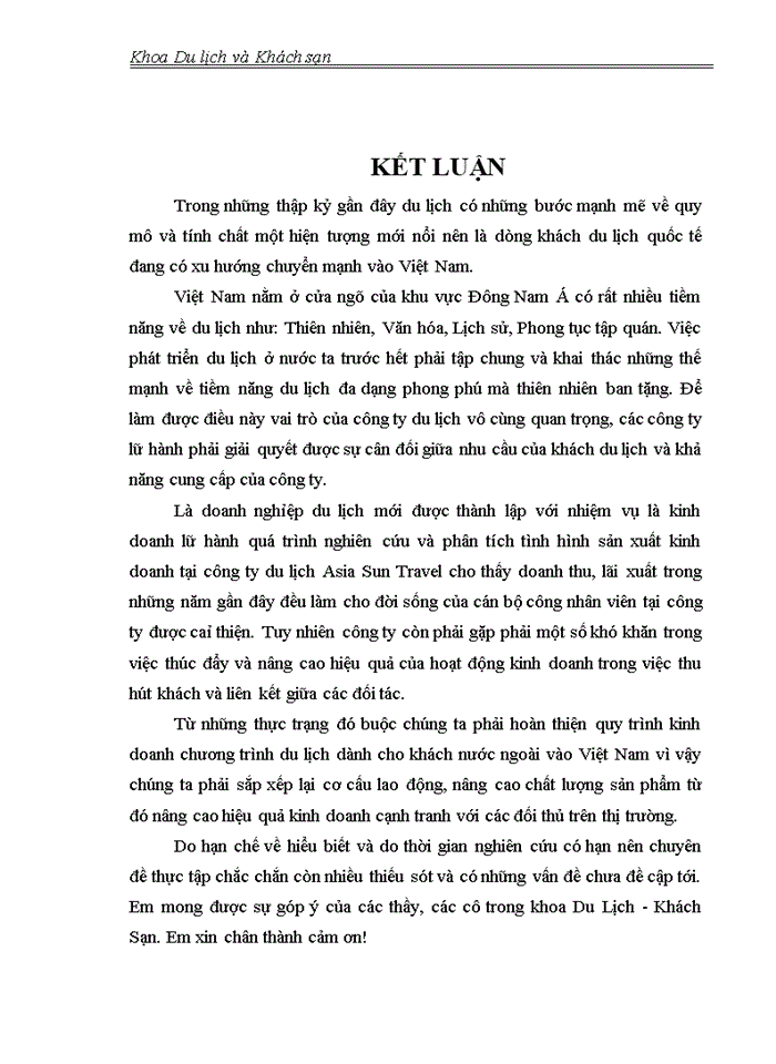 image for page Hoàn thiện quy trình tổ chức thực hiện chương trình du lịch dành cho khách nước ngoài vào Việt Nam của công ty du lịch Asia Sun Travel