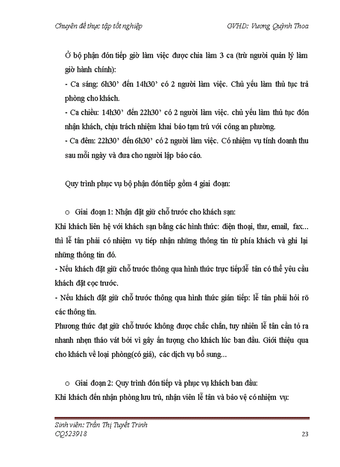 image for page Hoàn thiện hoạt động kinh doanh lưu trú tại khách sạn Cầu Giấy