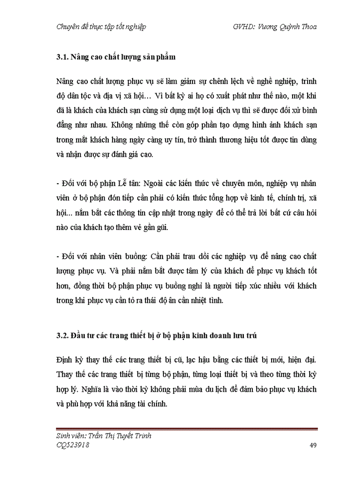 image for page Hoàn thiện hoạt động kinh doanh lưu trú tại khách sạn Cầu Giấy