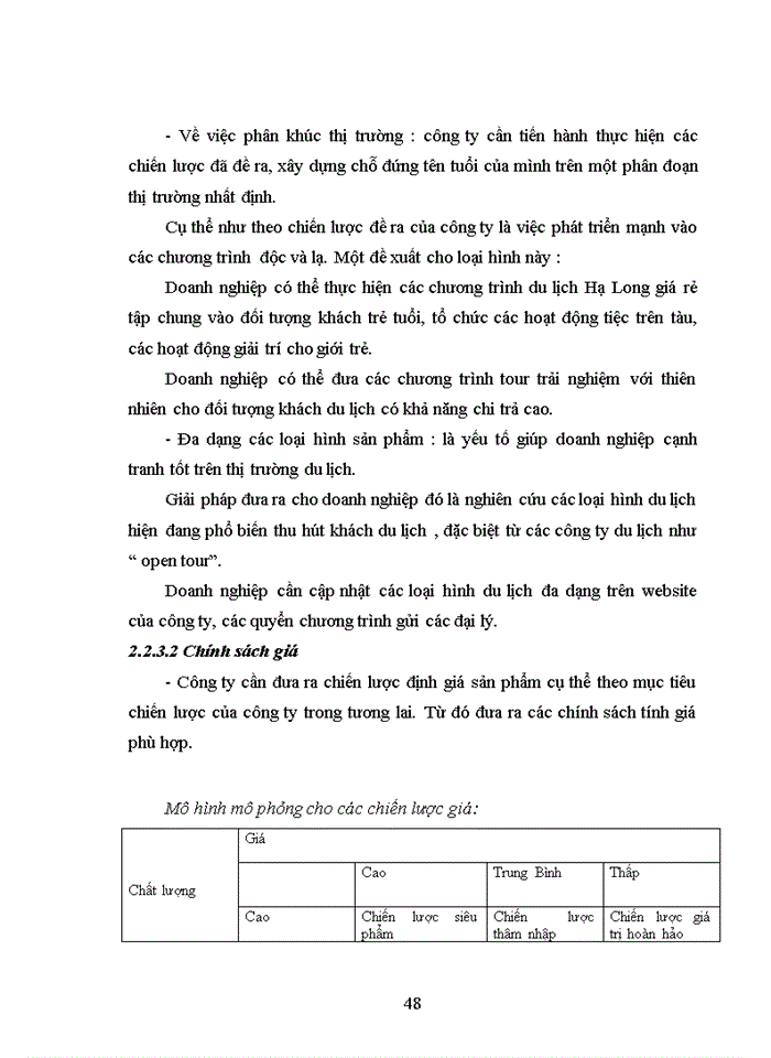 image for page Thực trạng và giải pháp hoàn thiện chính sách marketing  mix của công ty tnhh du lịch đỉnh cao á châu