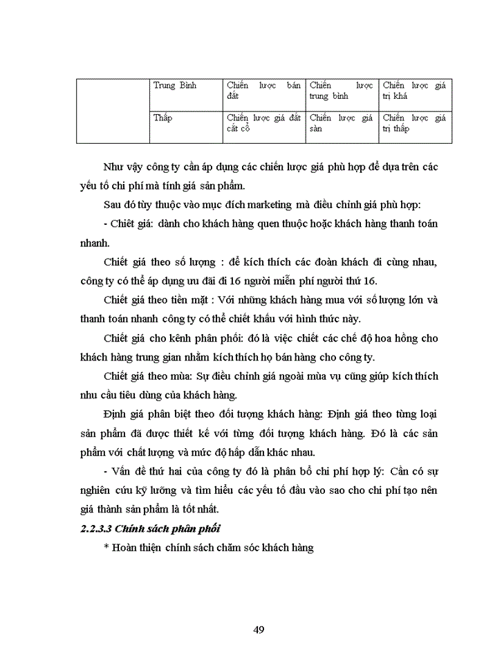 image for page Thực trạng và giải pháp hoàn thiện chính sách marketing  mix của công ty tnhh du lịch đỉnh cao á châu