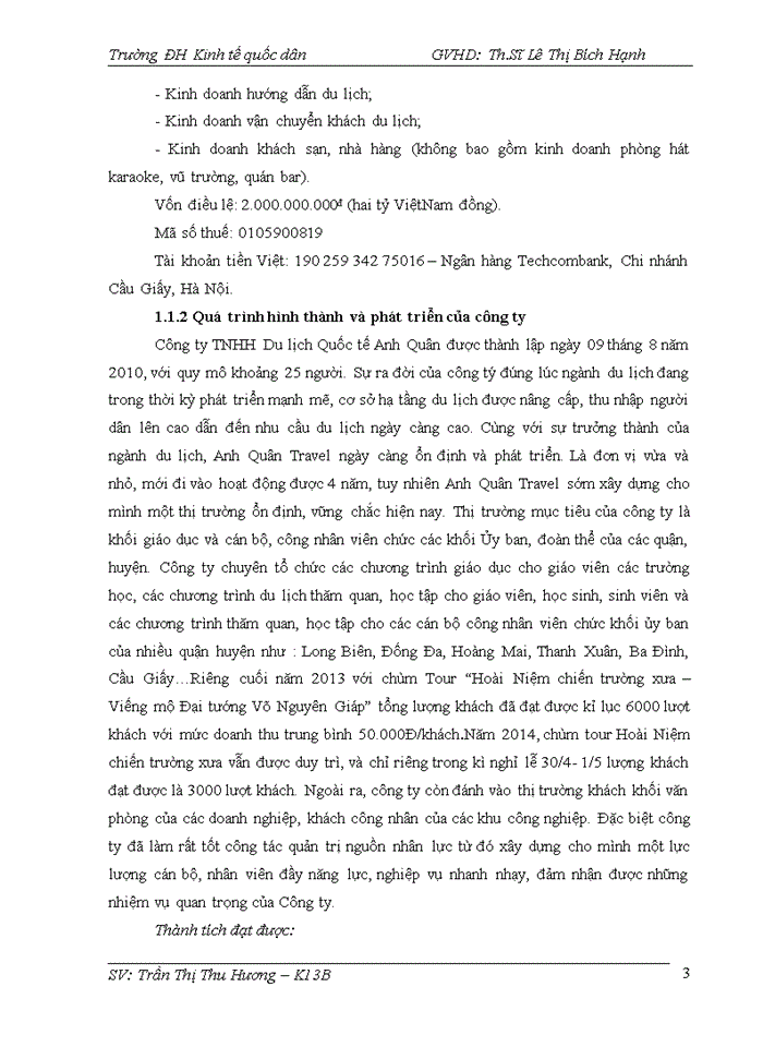 image for page Giải pháp hoàn thiện đào tạo nhân lực tại Công ty TNHH du lịch Quốc tế Vũ Anh Quân - Anhquantravel