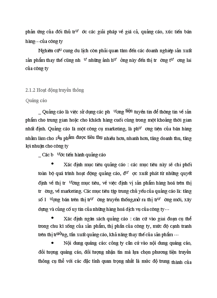 image for page Thực trạng hoạt động kinh doanh lữ hành của công ty du lịch Ấn Tượng