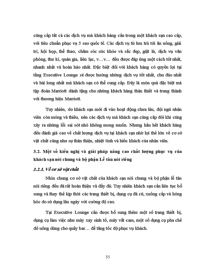 image for page Nghiên cứu quy trình phục vụ của bộ phận lễ tân tại khách sạn JW Marriott Hano