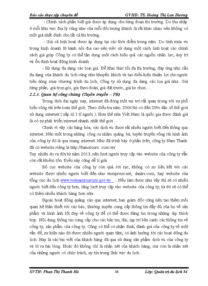 image for page Các giải pháp thúc đẩy hoạt động xúc tiến hỗn hợp nhằm bán các chương trình du lịch cho khách du lịch việt nam đi thái lan của công ty cổ phần du lịch thương mại và đầu tư HÀ NỘI