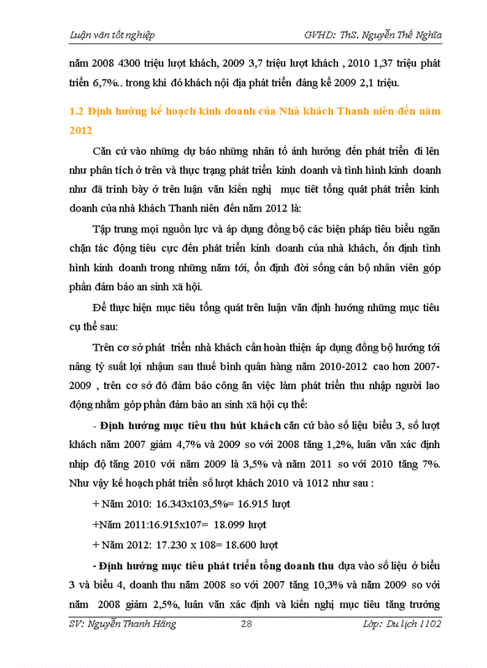 image for page Thực trạng và giải pháp nâng cao chất lượng sản phẩm tại nhà khách Thanh niên