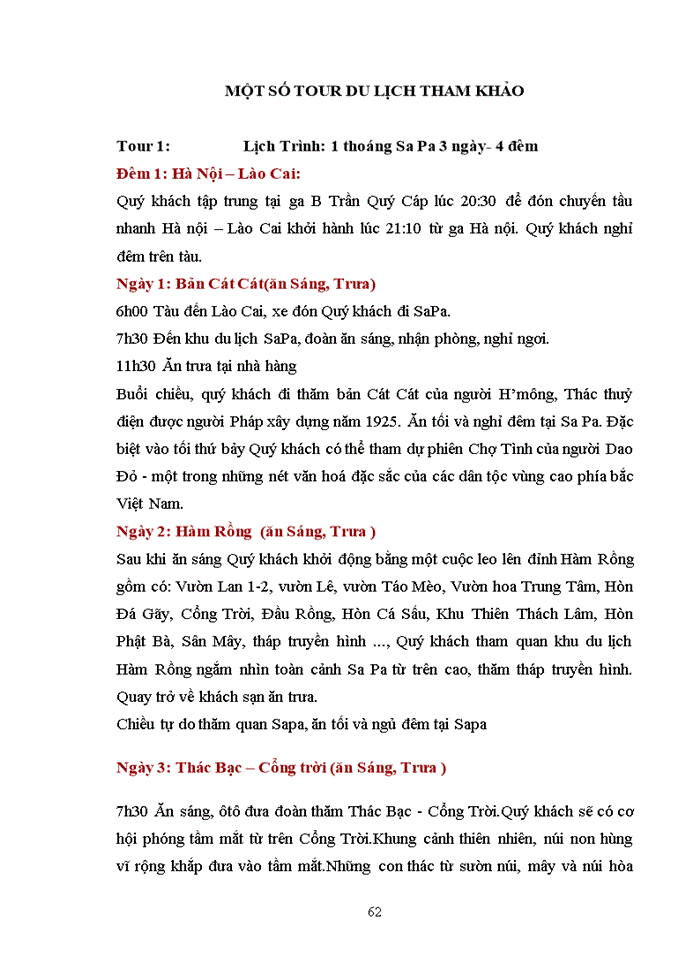 image for page Phát triển du lịch tại Huyện Sa Pa – Lào Cai