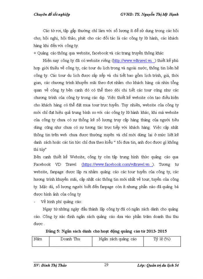 image for page Đẩy mạnh hoạt động xúc tiến hỗn hợp của công ty cổ phần và du lịch khám phá Việt Nam