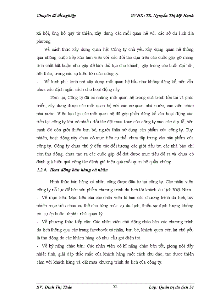 image for page Đẩy mạnh hoạt động xúc tiến hỗn hợp của công ty cổ phần và du lịch khám phá Việt Nam