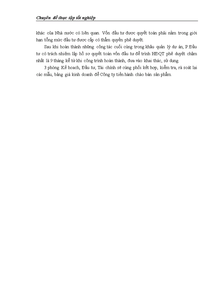 image for page Công tác quản lý dự án đầu tư xây dựng tại Công ty Cổ phần Đầu tư & Xây dựng HUD1 - Thực trạng và giải pháp