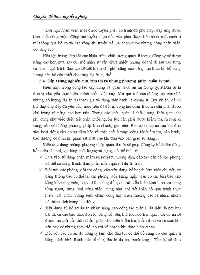 image for page Công tác quản lý dự án đầu tư xây dựng tại Công ty Cổ phần Đầu tư & Xây dựng HUD1 - Thực trạng và giải pháp
