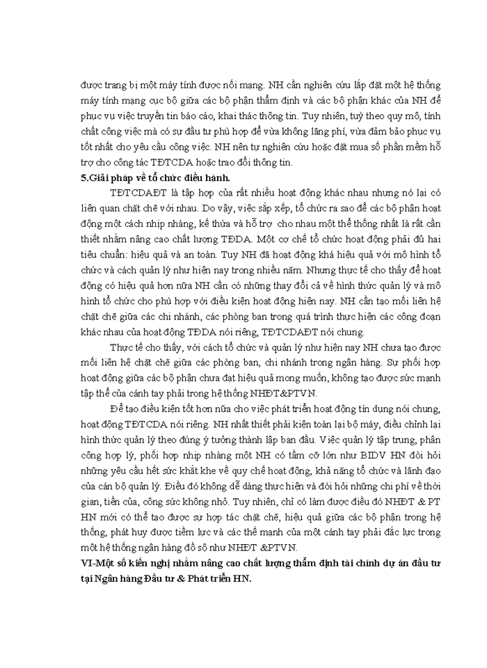 image for page Một số giải pháp hoàn thiện công tác thẩm định dự án đầu tư tại ngân hàng đầu tư và phát triển Việt Nam chi nhánh Hà Nội