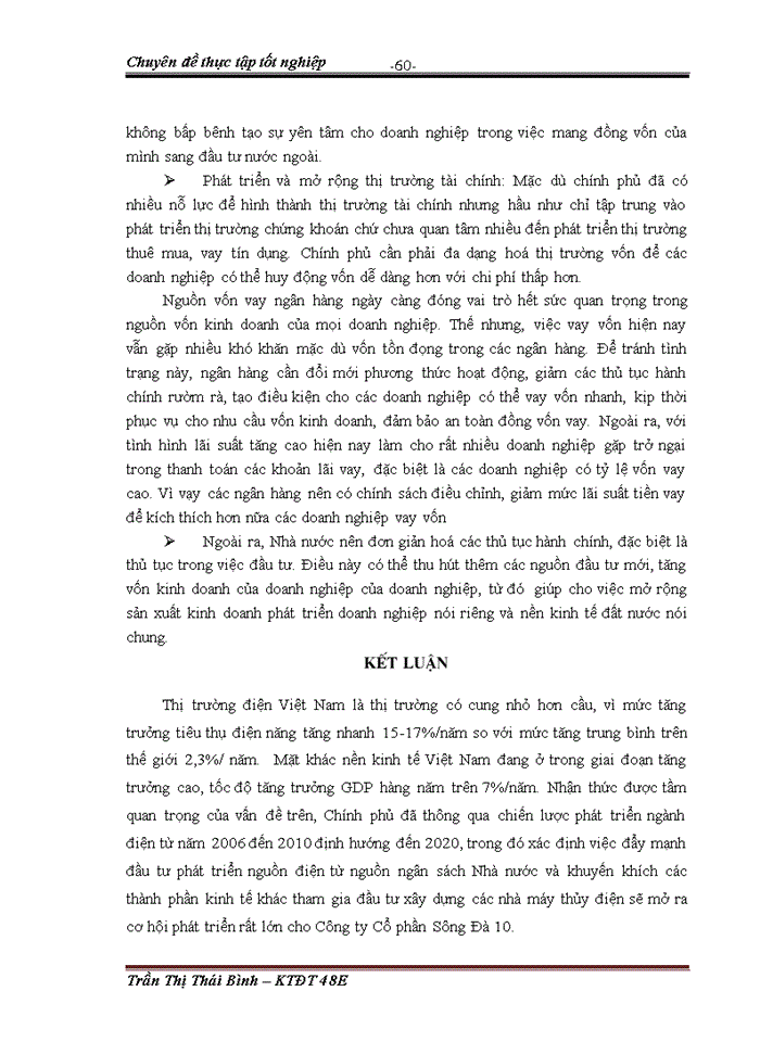image for page Một số giải pháp góp phần nâng cao hiệu quả sử dụng vốn đầu tư tại Công ty Cổ phần Sông Đà 10