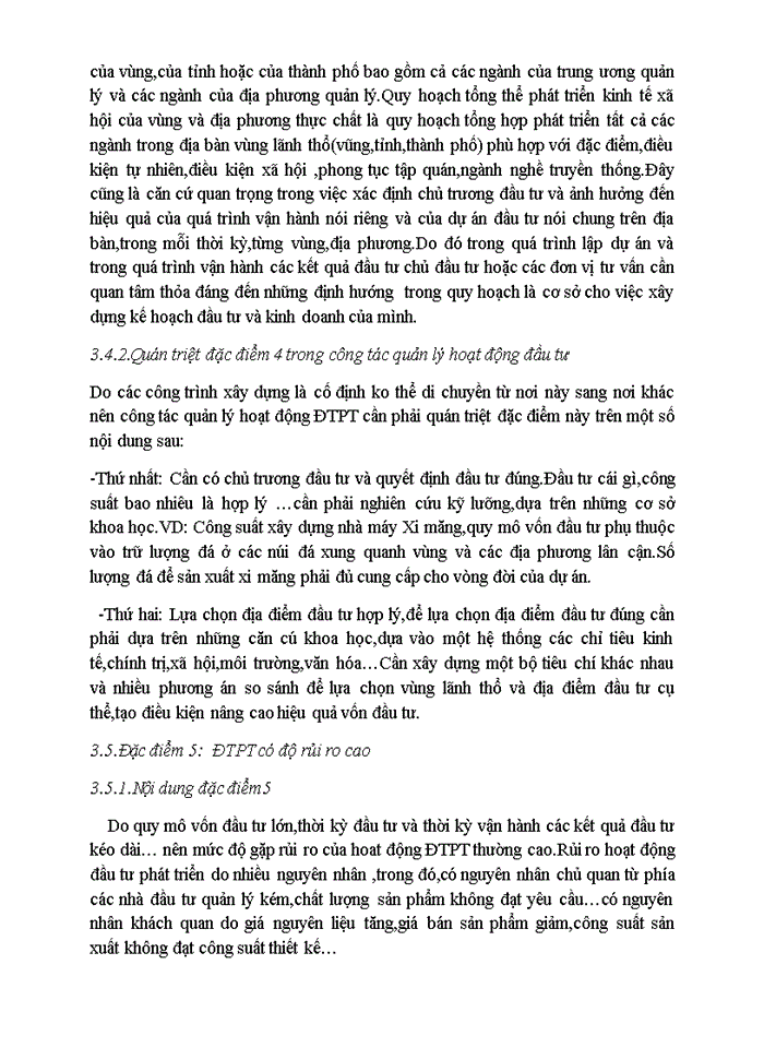 image for page Trình bày nội dung, sự quán triệt các đặc điểm của đầu tư phát triển trong quản lý hoạt động đầu tư