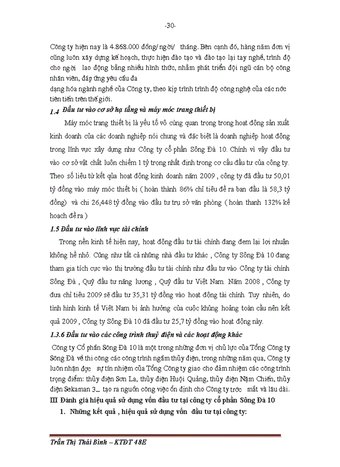 image for page Một số giải pháp góp phần nâng cao hiệu quả sử dụng vốn đầu tư tại Công ty Cổ phần Sông Đà 10