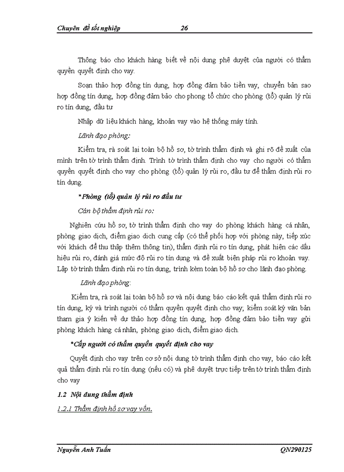 image for page Công tác thẩm định cho vay theo dự án đầu tư tại ngân hàng công thương chi nhánh khu công nghiệp Bắc Hà Nội