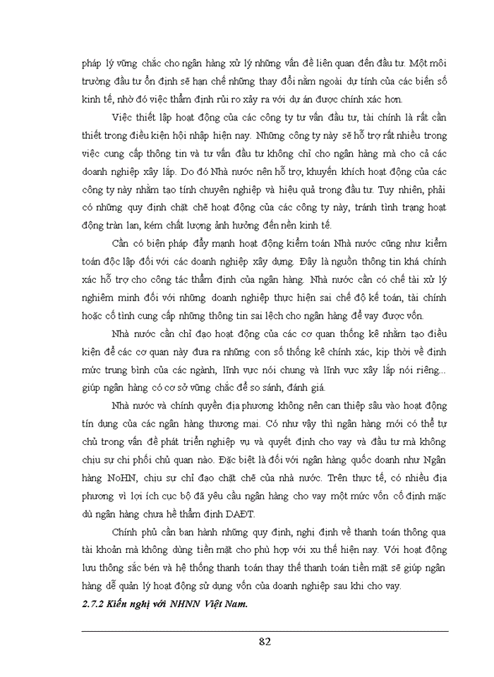 image for page Công tác thẩm định dự án đầu tư xây lắp tại ngân hàng nông nghiệp và phát triển nông thôn – chi nhánh Hà Nội