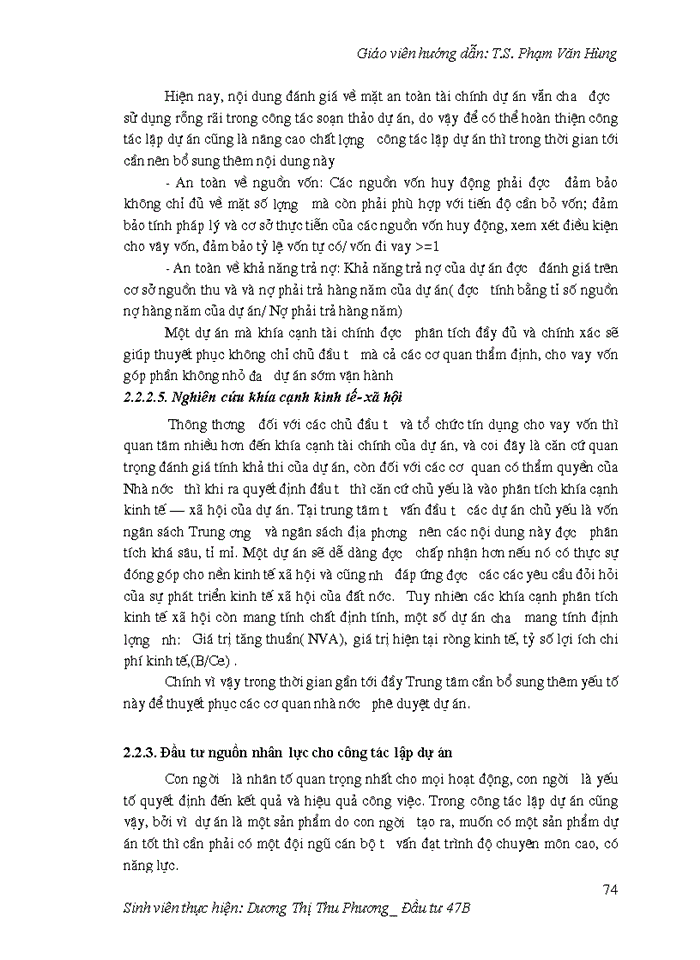 image for page Hoàn thiện công tác lập dự án tại Trung tâm tư vấn đầu tư và xây dựng