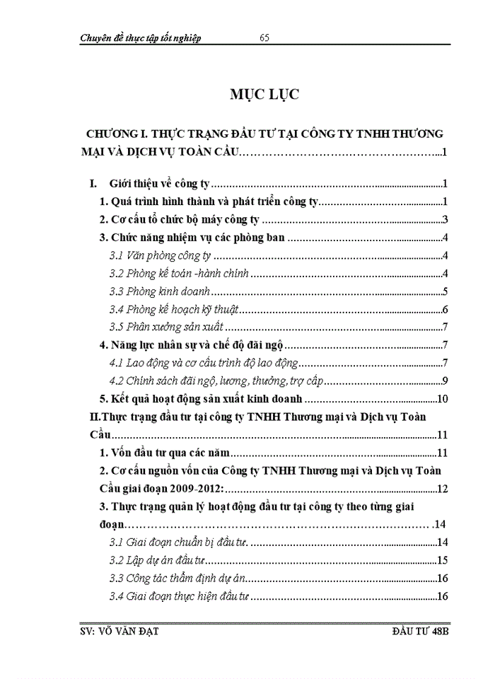 image for page THỰC TRẠNG ĐẦU TƯ TẠI CÔNG TY TNHH THƯƠNG MẠI VÀ DỊCH VỤ TOÀN CẦU