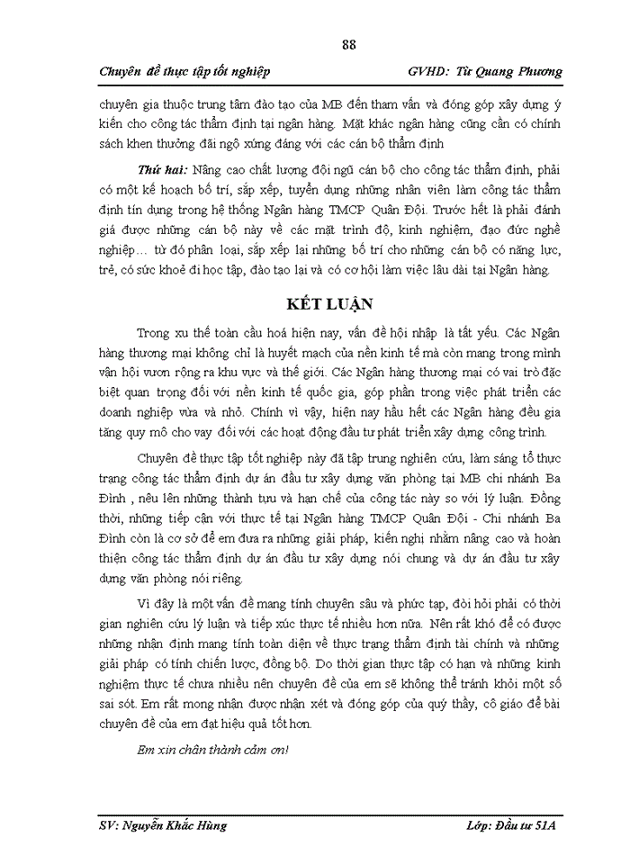 image for page Thực trạng hoạt động thẩm định các dự án đầu tư xây dựng văn phòng tại ngân hàng thương mại cổ phần quân đội – chi nhánh ba đình