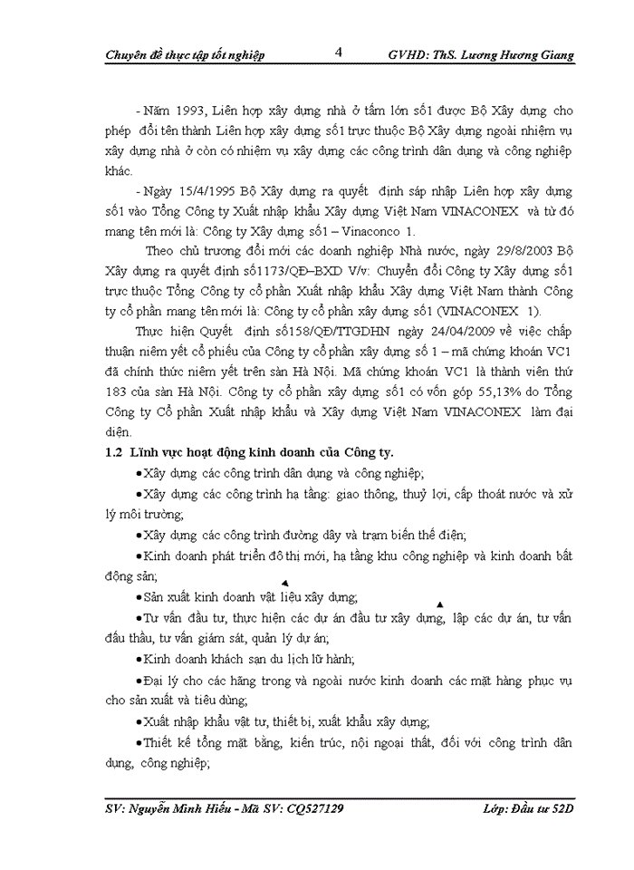 image for page Hoàn thiện công tác quản lý dự án đầu tư xây dựng công trình tại công ty cổ phần xây dựng Vinaconex 1