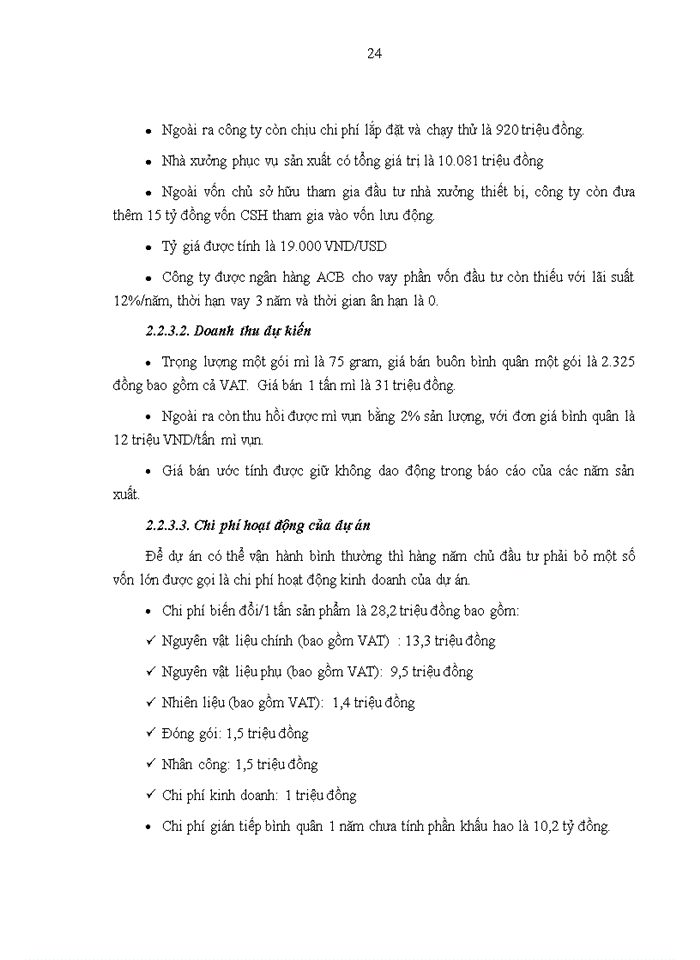 image for page Thẩm định dự án đầu tư xây dựng nhà máy sản xuất mì ăn liền theo công nghệ mới của công ty Vina Acecook