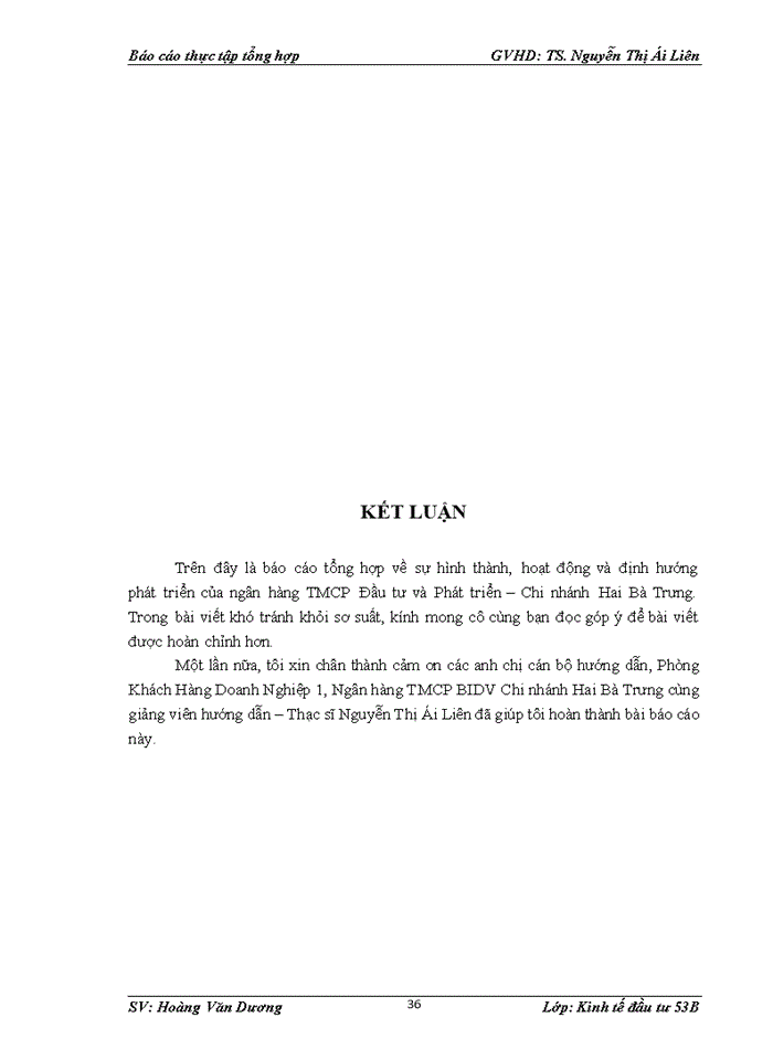 image for page TỔNG QUAN VỀ NGÂN HÀNG TMCP ĐẦU TƯ VÀ PHÁT TRIỂN – CHI NHÁNH HAI BÀ TRƯNG