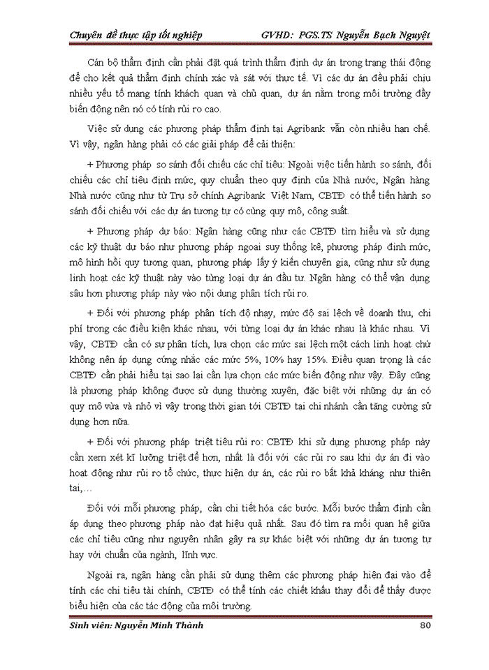 image for page Hoàn thiện công tác thẩm định dự án đầu tư vay vốn tại Ngân hàng Nông nghiệp và Phát triển Nông thôn chi nhánh Sầm Sơn – Thanh Hóa
