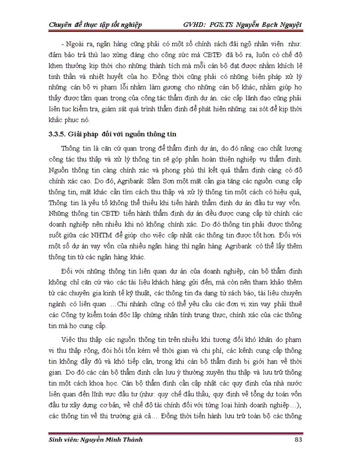 image for page Hoàn thiện công tác thẩm định dự án đầu tư vay vốn tại Ngân hàng Nông nghiệp và Phát triển Nông thôn chi nhánh Sầm Sơn – Thanh Hóa