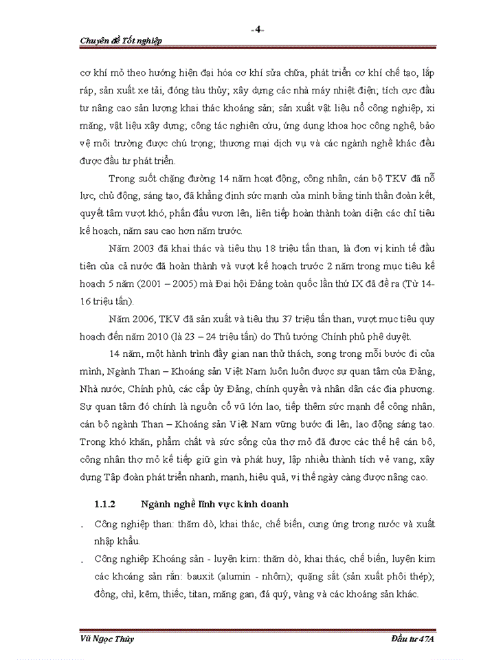 image for page Công tác tổ chức đấu thầu tại tập đoàn công nghiệp than khoáng sản VIỆT NAM. Thực trạng và giải pháp