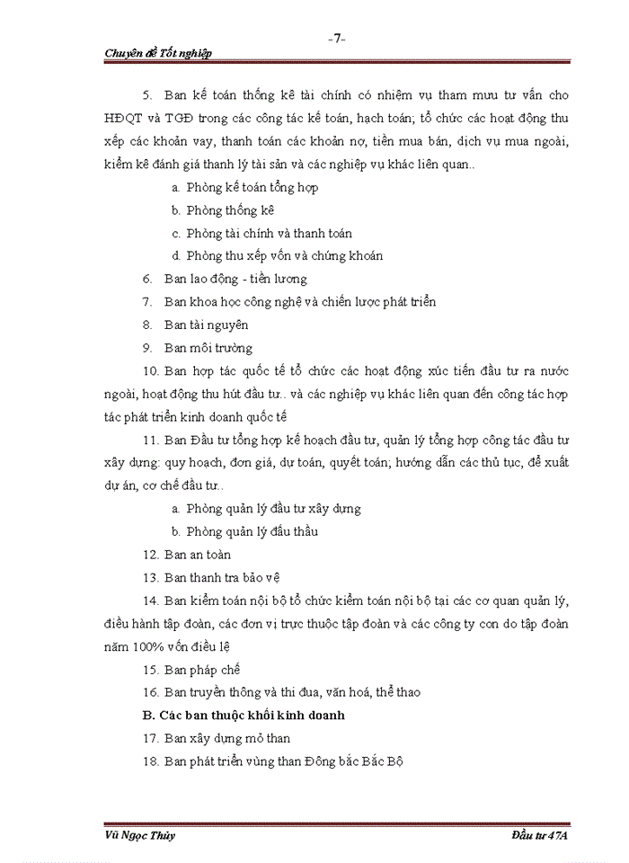 image for page Công tác tổ chức đấu thầu tại tập đoàn công nghiệp than khoáng sản VIỆT NAM. Thực trạng và giải pháp