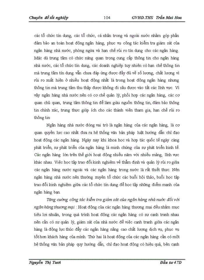 image for page Đánh giá và quản lý rủi ro đối với các dự án đầu tư tại Ngân Hàng Đầu Tư và Phát Triển Việt Nam chi nhánh Quang Trung