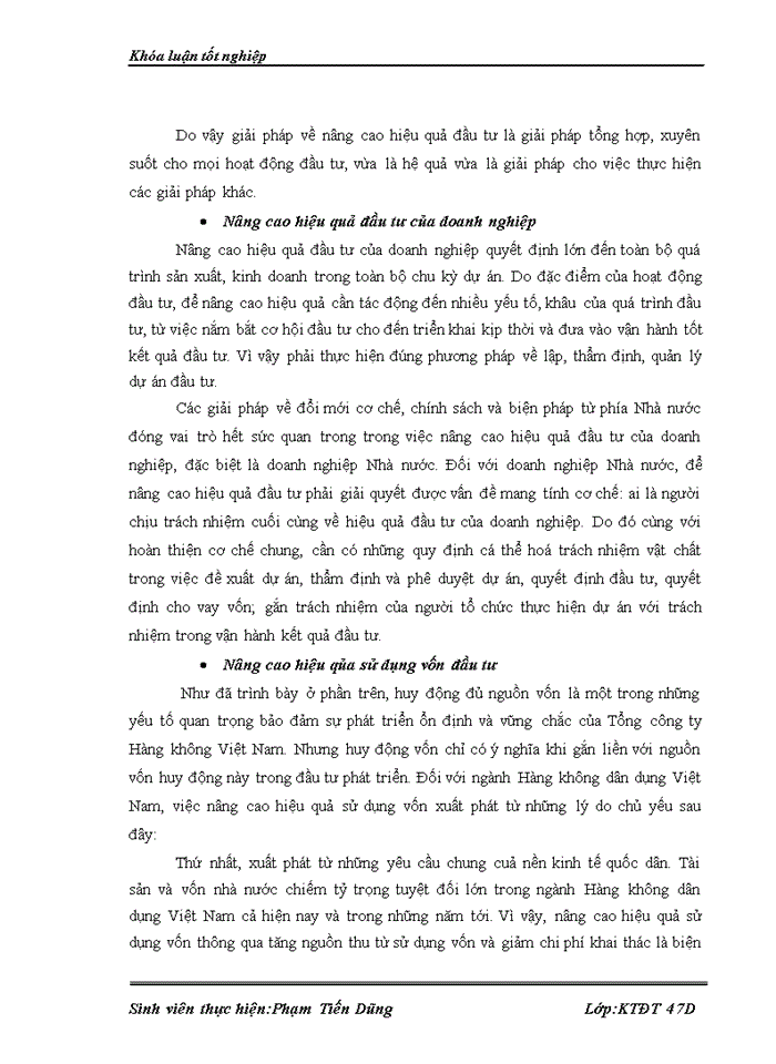 image for page Thực trạng và giải pháp đầu tư phát triển ngành vận tải hàng không của Tổng công ty hàng không Việt Nam