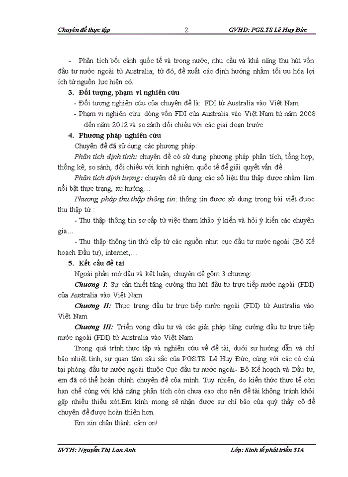 image for page Tăng cường thu hút đầu tư trực tiếp nước ngoài từ Australia vào Việt Nam trong điều kiện mới
