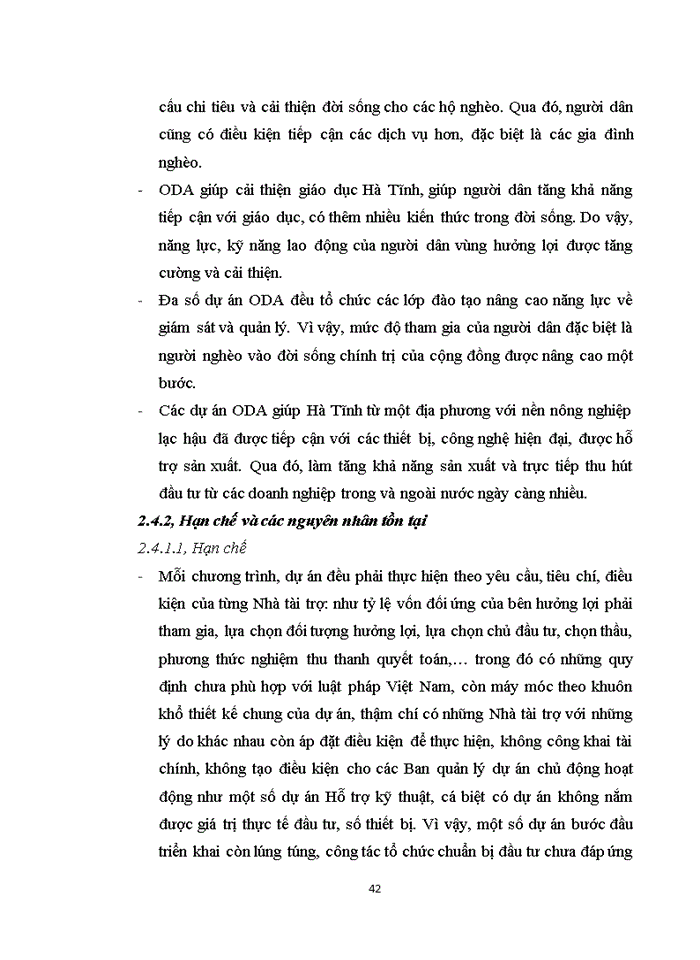 image for page Tình hình thu hút và sử dụng nguồn vốn ODA trên địa bàn tỉnh Hà Tĩnh