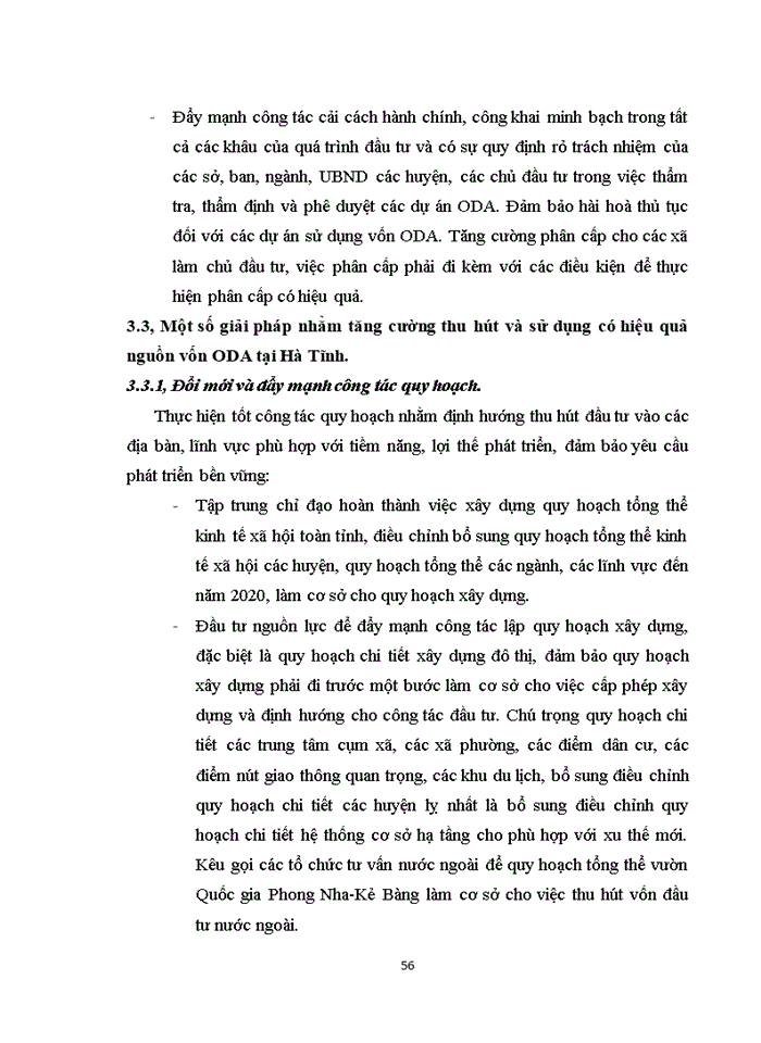 image for page Tình hình thu hút và sử dụng nguồn vốn ODA trên địa bàn tỉnh Hà Tĩnh