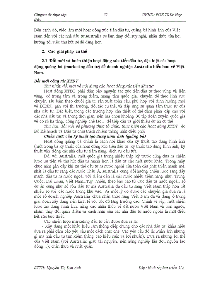 image for page Tăng cường thu hút đầu tư trực tiếp nước ngoài từ Australia vào Việt Nam trong điều kiện mới