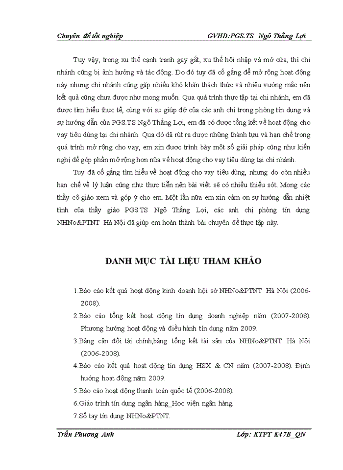 image for page GIải pháp mở rộng hình thức cho vay tiêu dùng tại chi nhánh ngân hàng nông nghiệp và phát triển nông thôn hà nội