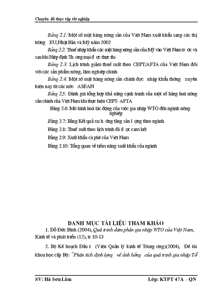 image for page Phân tích những tác động chủ yếu của việc gia nhập WTO đến nền nông nghiệp Việt Nam