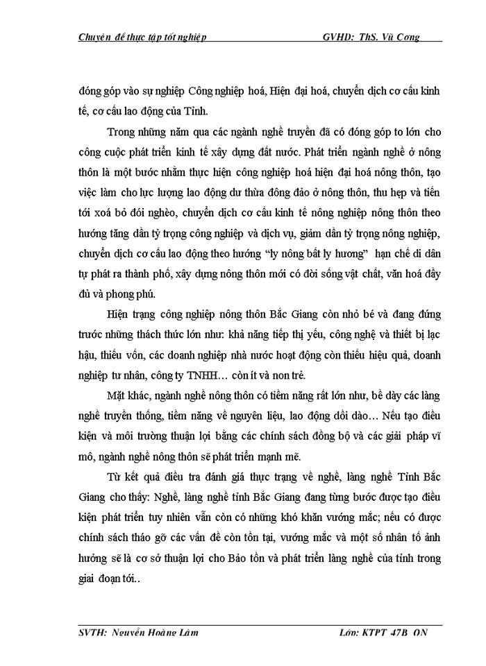 image for page Phát triển kinh tế làng nghề trên địa bàn tỉnh Bắc Giang đến năm 2020